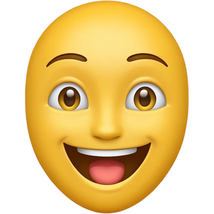 Create me a 🤣 like not have water on eyes emoji