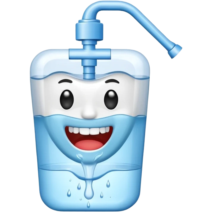 Irrigator for cleaning teeth emoji