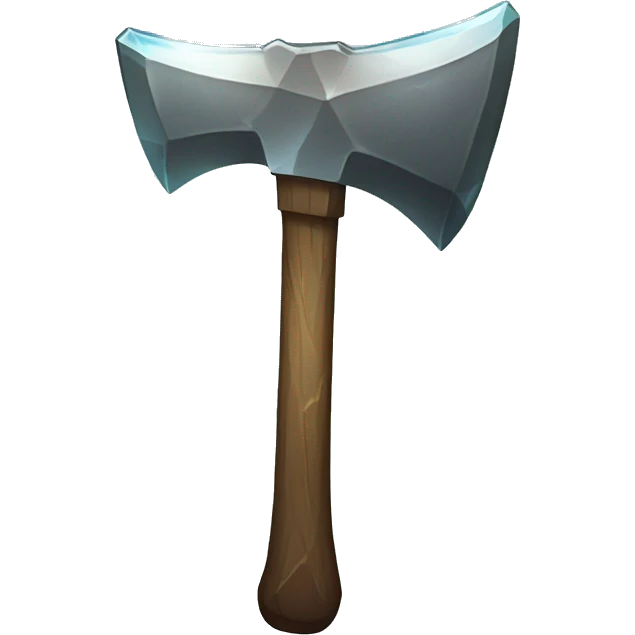 magical crystal Great axe emoji