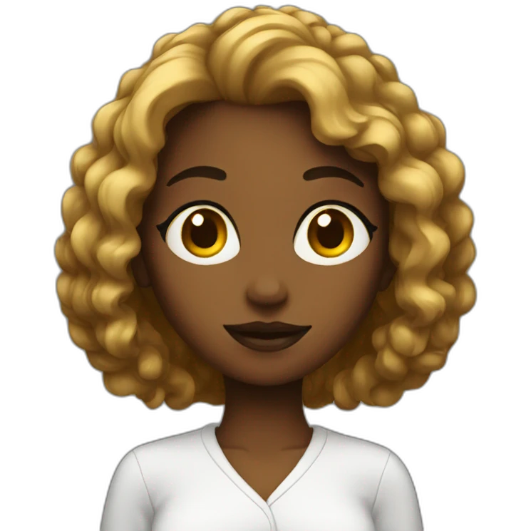Femme noir emoji