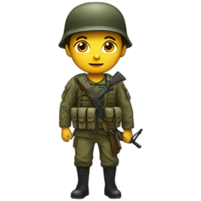 child-soldier emoji