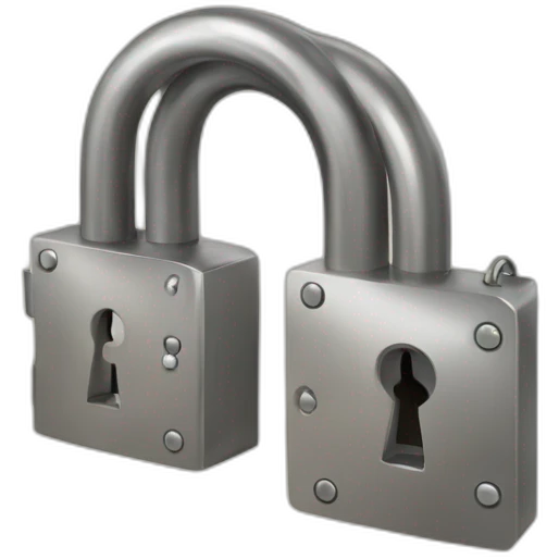 PADLOCK OPENED AND CLOSED emoji