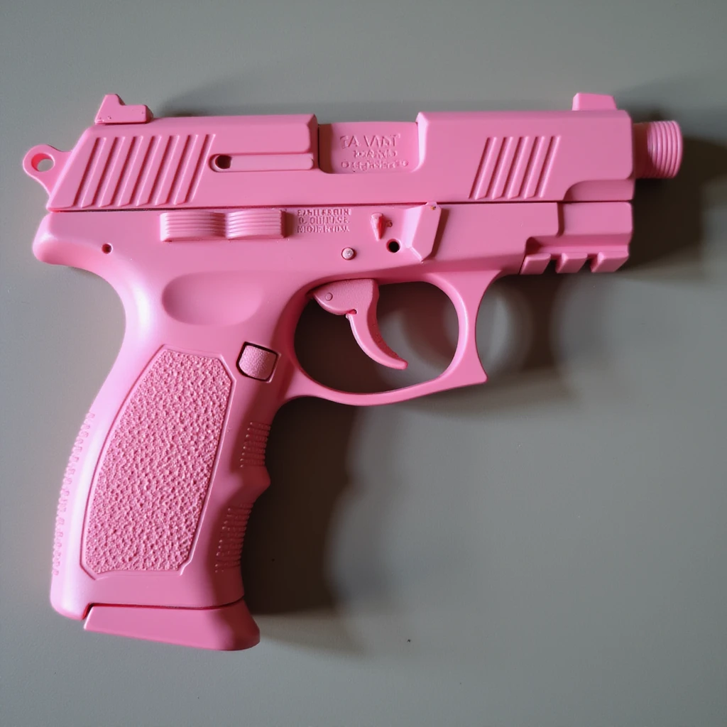 Pink heart pistol emoji