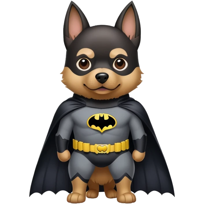 Batman dog emoji