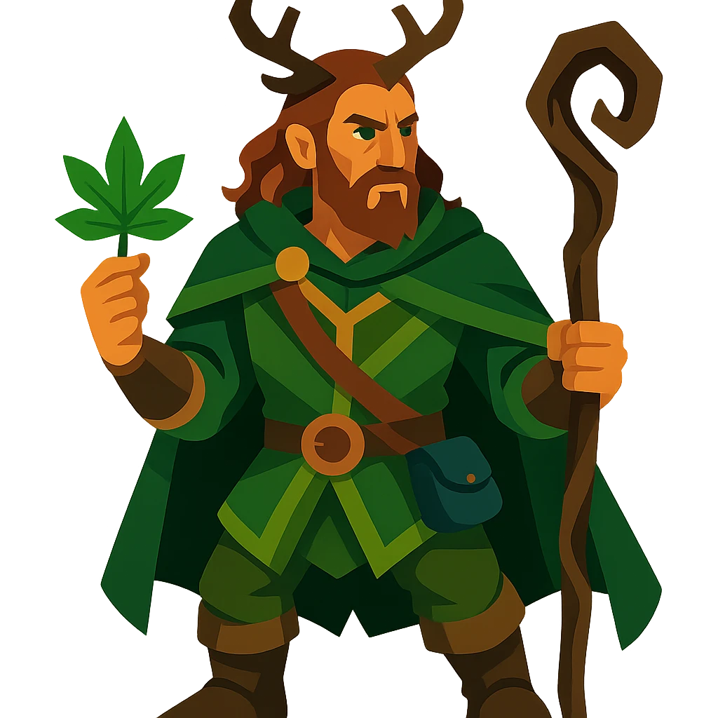Baldur's Gate 3 druid character emoji