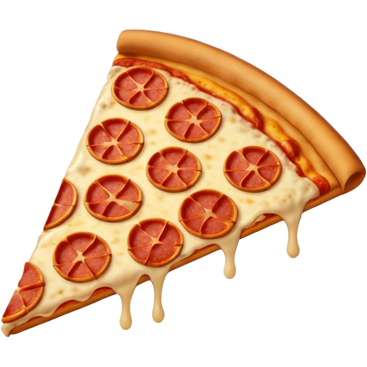 realistic pizza, up view emoji