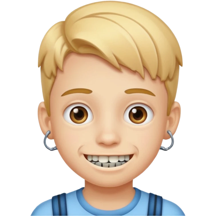 kid with braces emoji