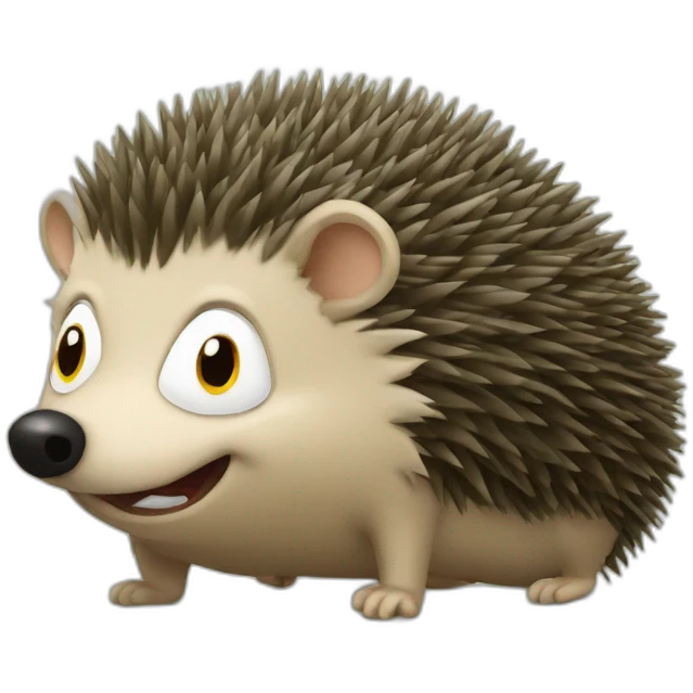 evil hedgehog emoji