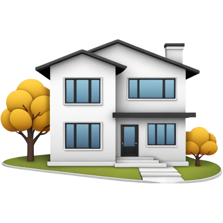 Clean aesthetic house  emoji