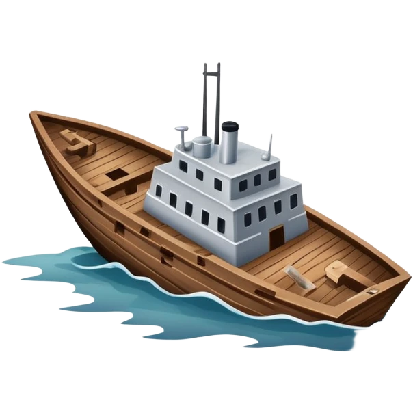 sinking boat USS emoji