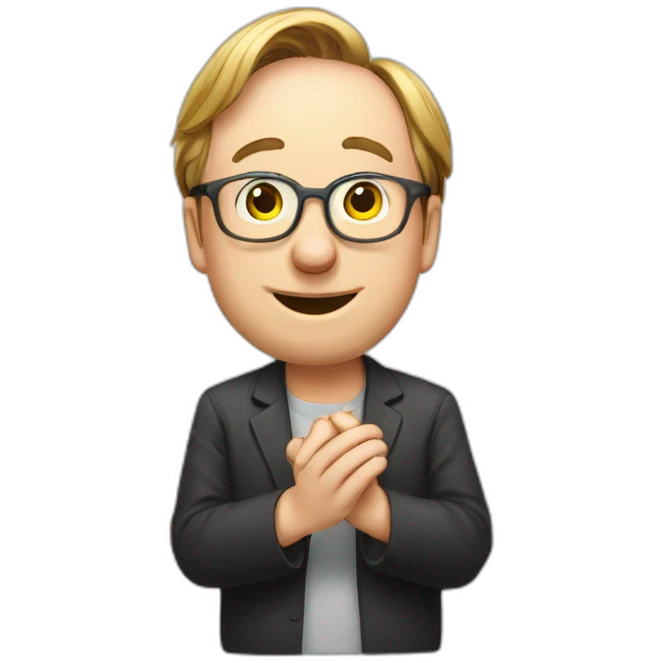 linus torvalds applauding emoji