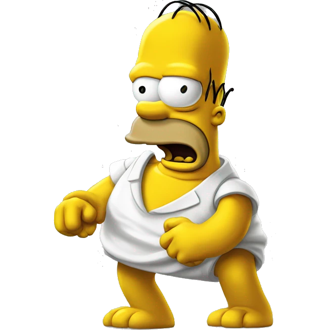 Homer Simpson Scorpion emoji