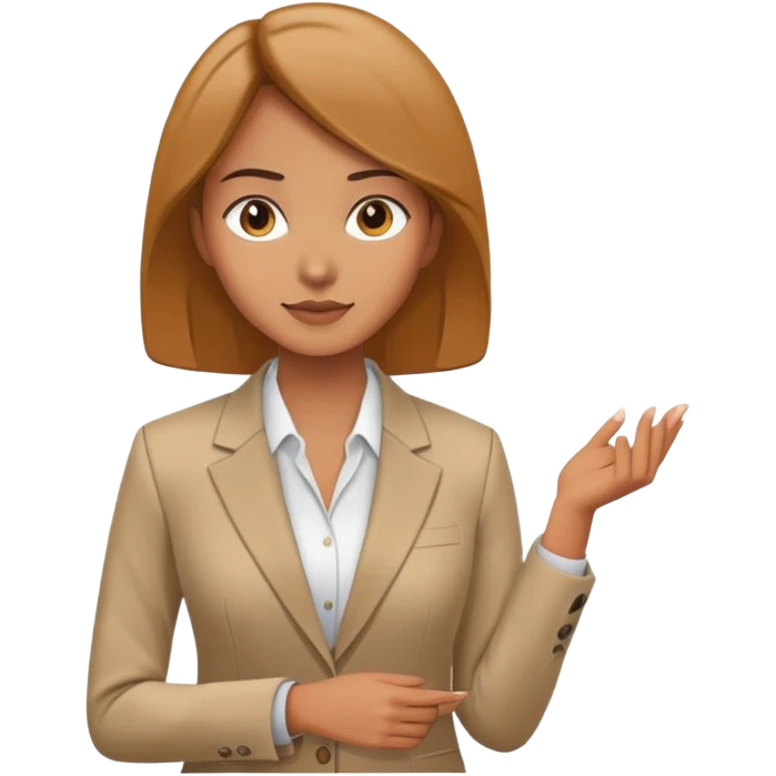 Woman working in office, professional emoji