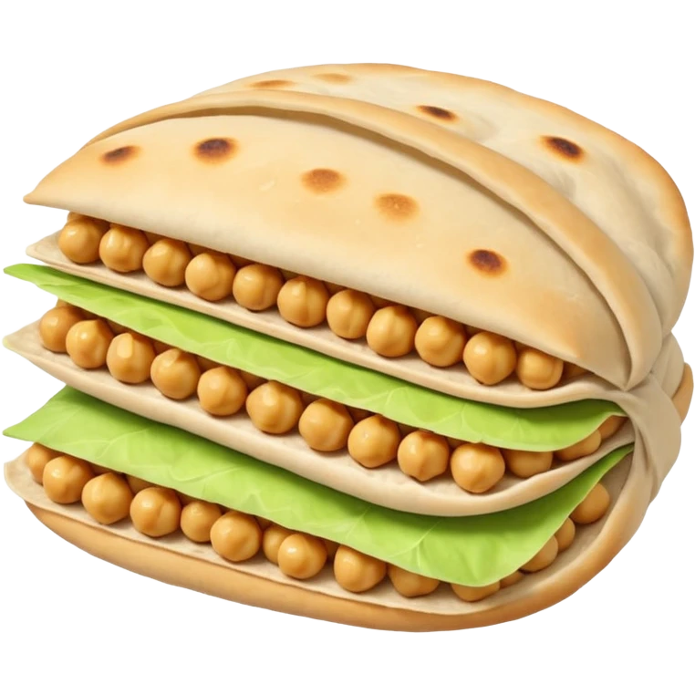 chickpeas pita emoji