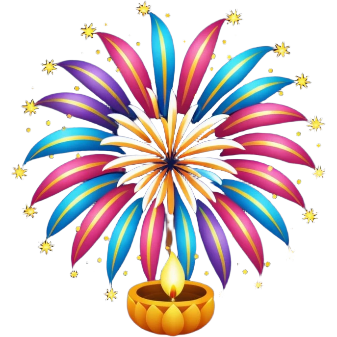 diwali fire works emoji