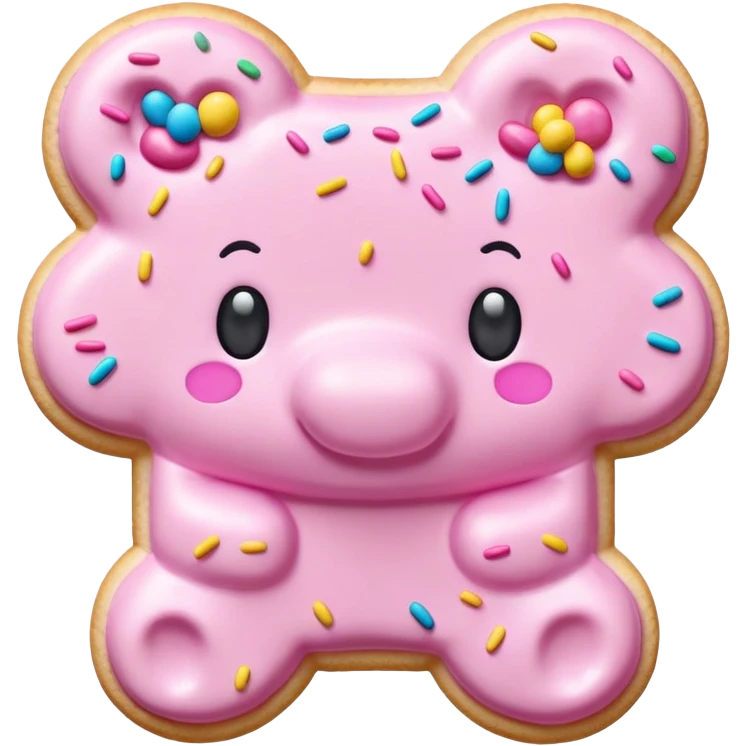 Frosted animal cracker emoji