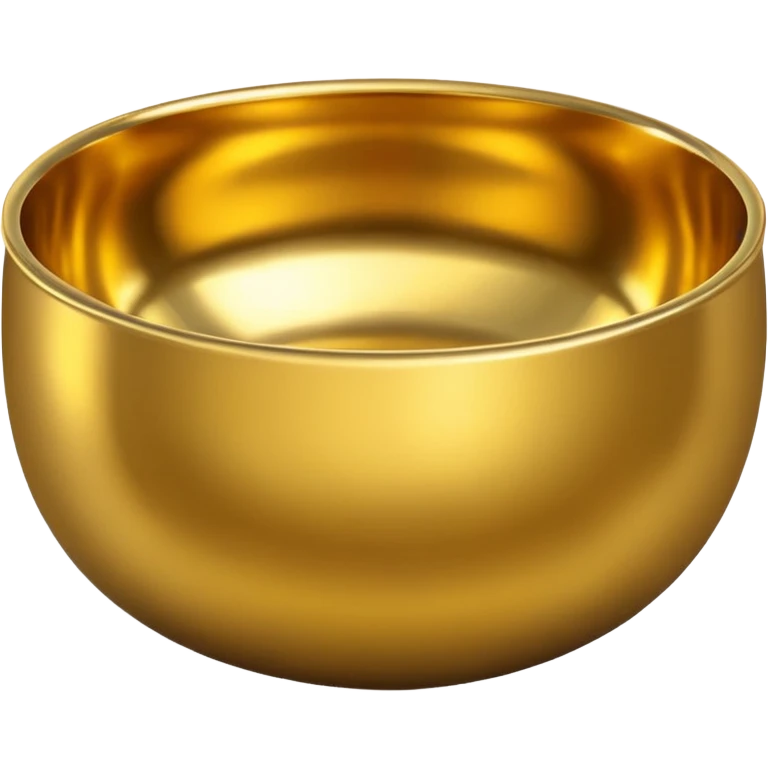 shiny gold bowl emoji
