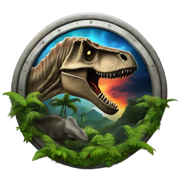 Jurassic Park logo emoji