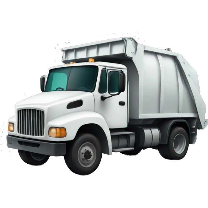 Garbage truck emoji