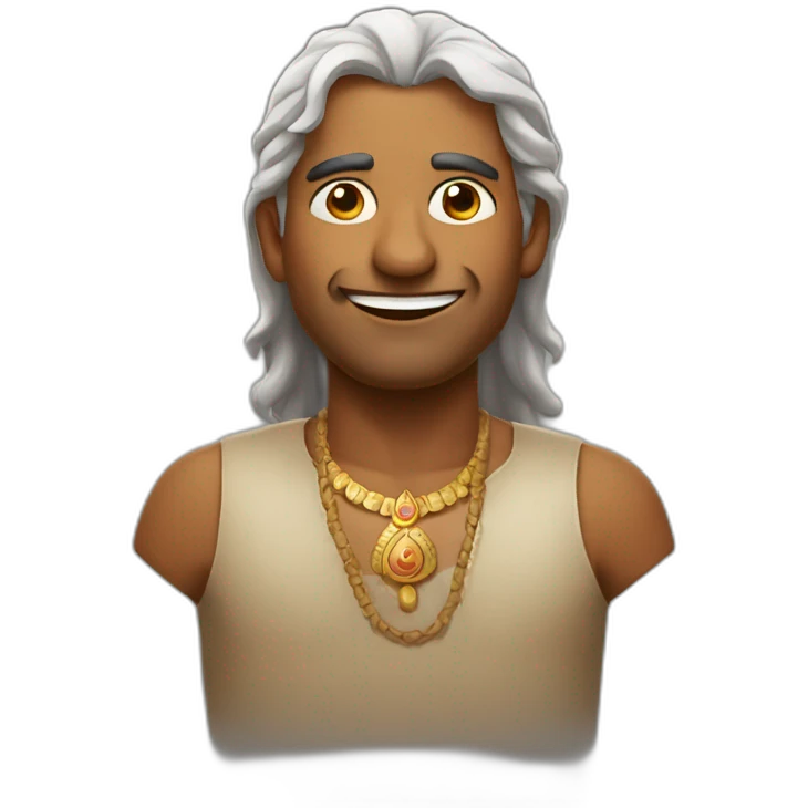 indian man smirking emoji