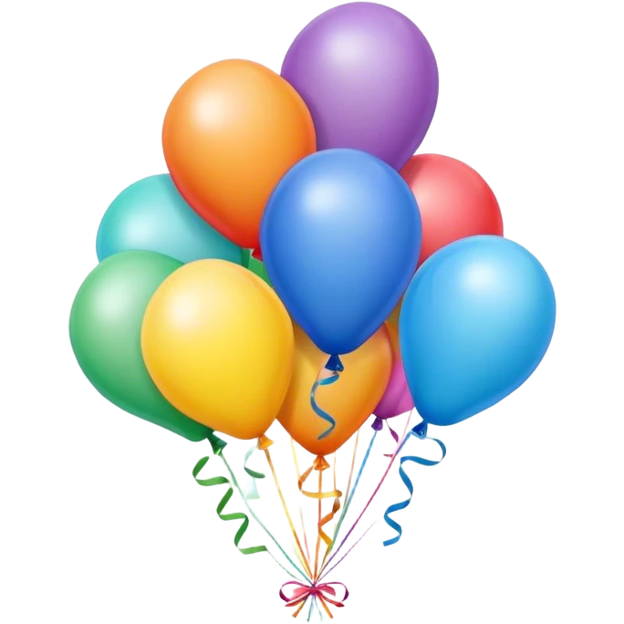 Birthday balloons  emoji