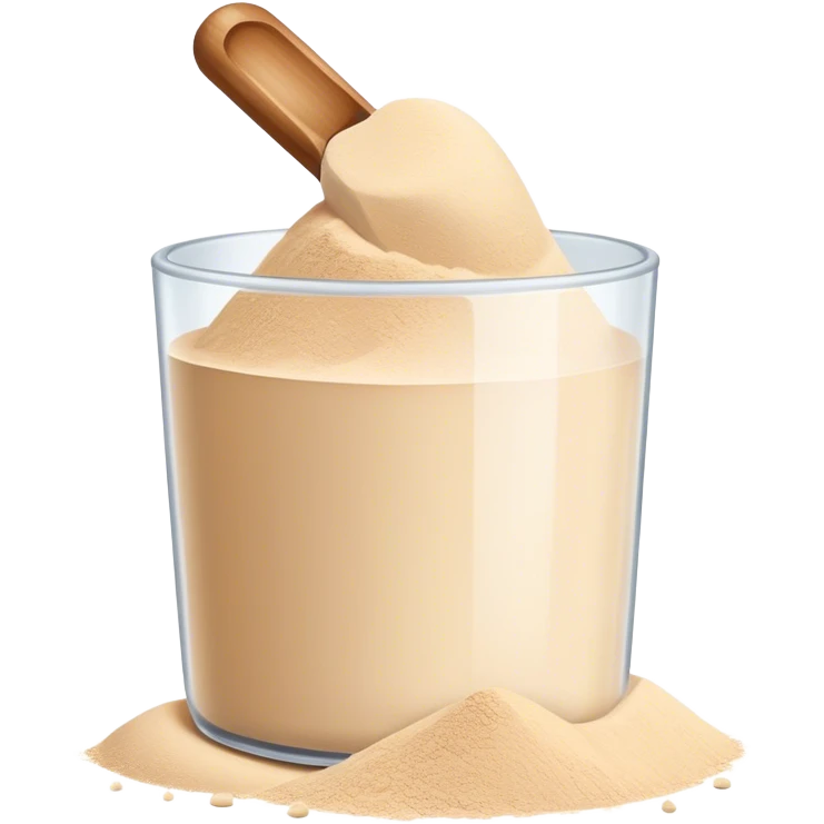 scoop of protein emoji