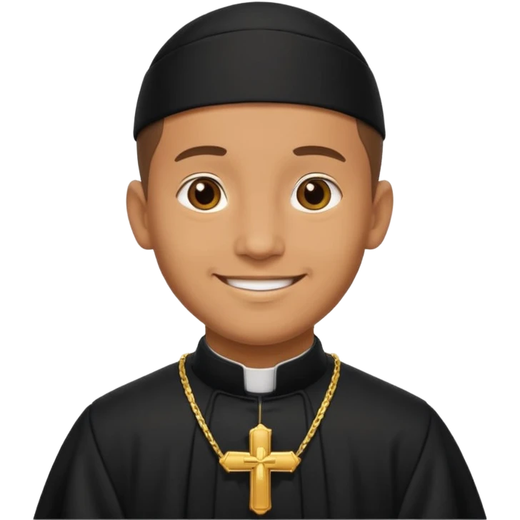 Создай эмодзи священника в рясе emoji
