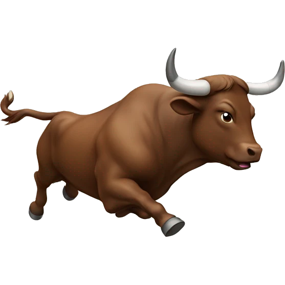 running bull emoji