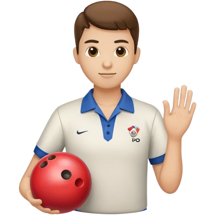 Bowling player emoji