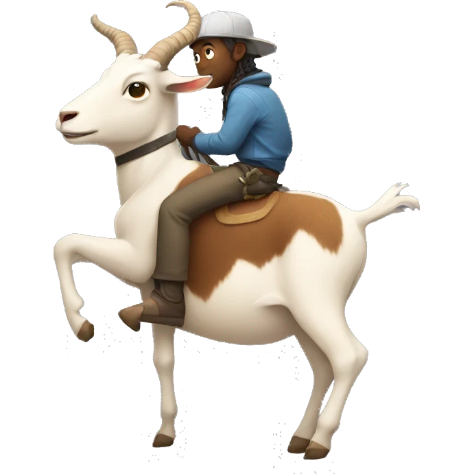 bug riding a goat emoji