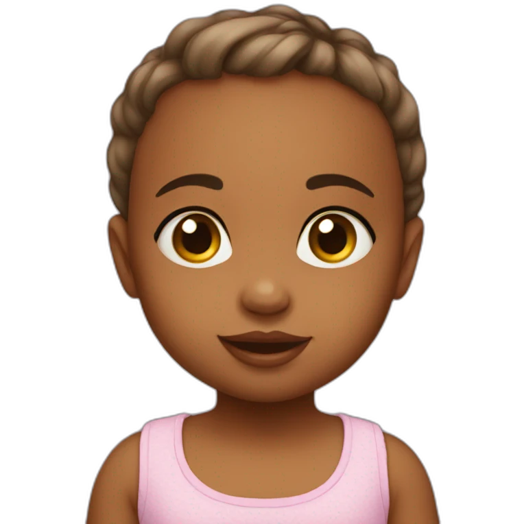 baby girl 6 months old emoji