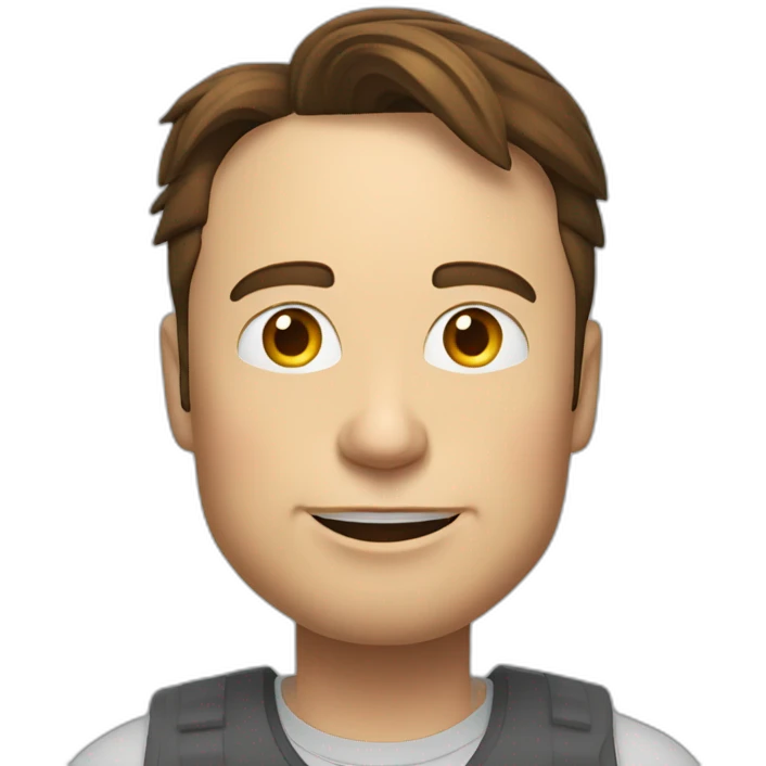 Elon musk qui fait des travaux emoji
