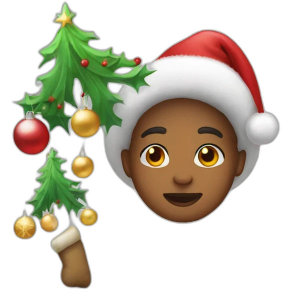 Christmas with friends emoji
