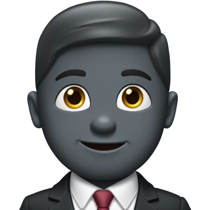 thomas the tank engine wearing a suit emoji