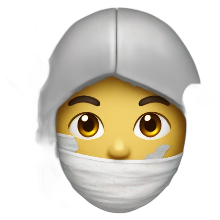 A broke heart with blood and fissures and bandages emoji