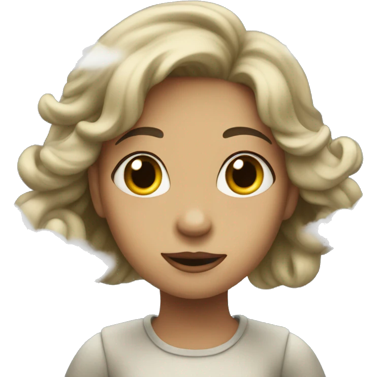 girl in the clouds emoji