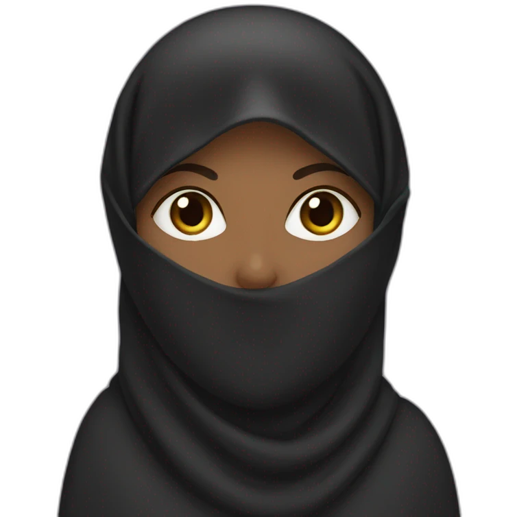 niqabi woman emoji