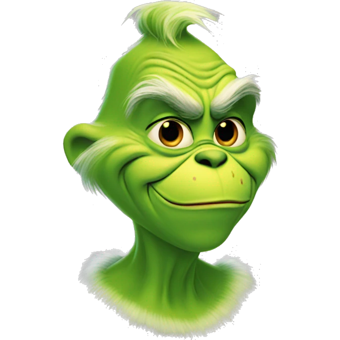 The grinch  emoji