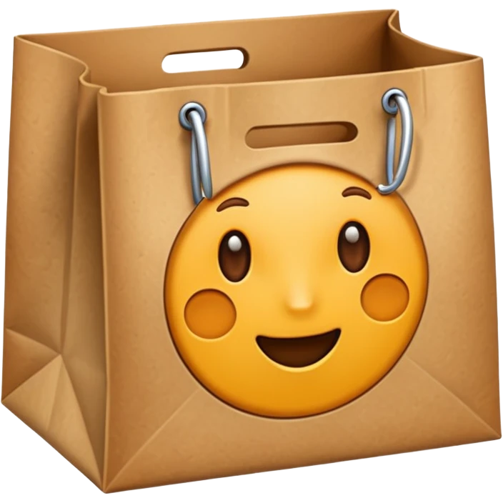 craft paper bag emoji