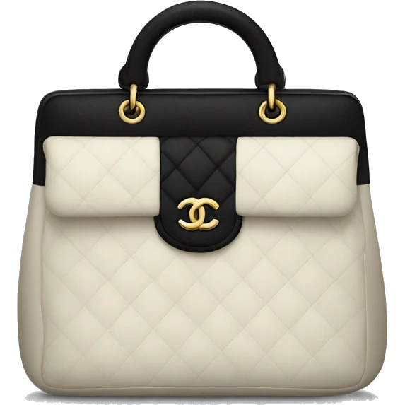 Black Chanel bag emoji