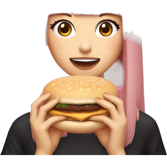 Lisa de blackpink comiendo arepa emoji