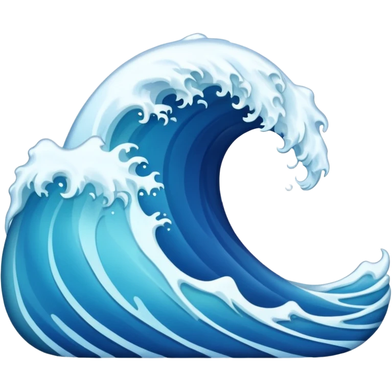 Wave  emoji