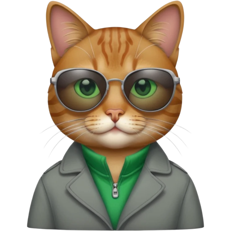 Cat wearing sunglasses emoji