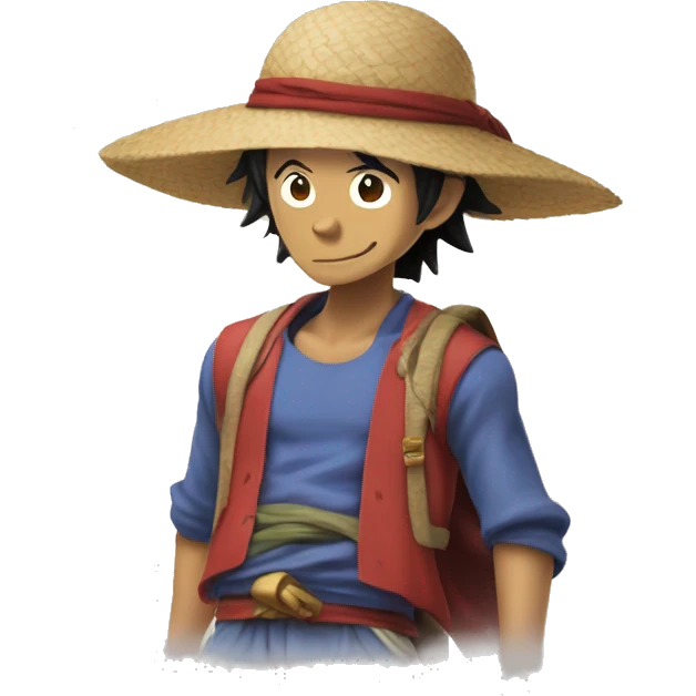 adventurous asian who has the ideals of the adventures of sinbad the anime and luffy from one piece emoji