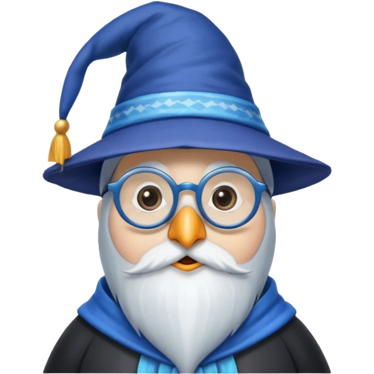 Penguin Wizard emoji