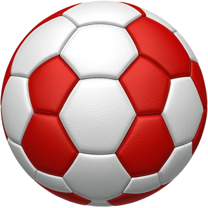 Football Red white black stripes
 emoji