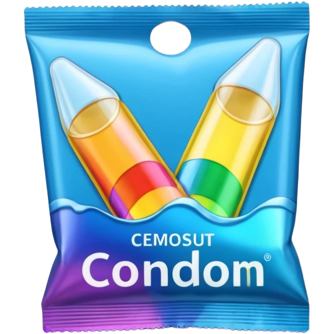 Condom packets emoji