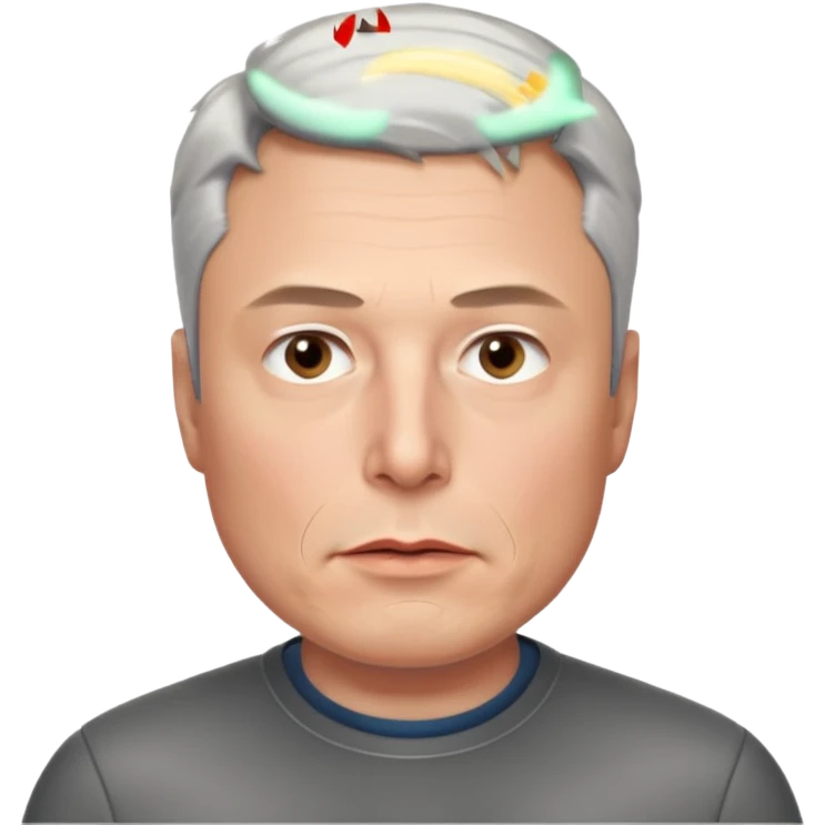 make me elon musk serious face  emoji
