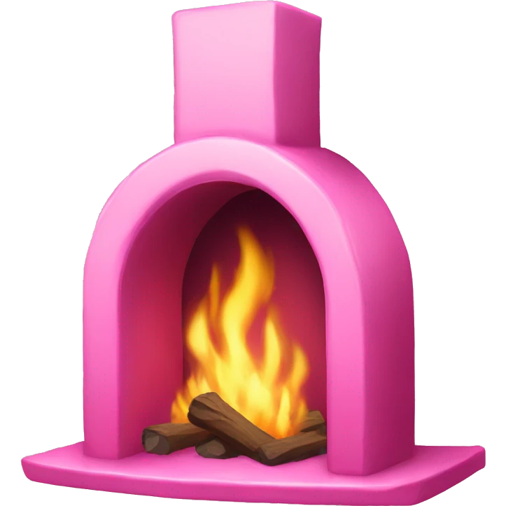 Pink Crome hearth  emoji