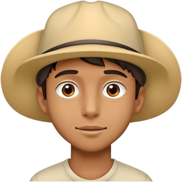 cool boy in stadium hat emoji